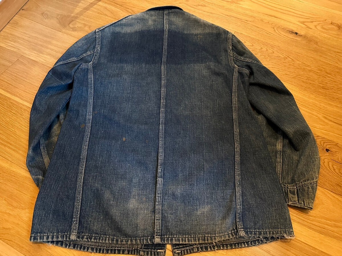 Yahoo!オークション - 1930s OX HIDE デニム カバーオール 30s Yahoo!オークション - 1930s OX HIDE デニム カバーオール 30s