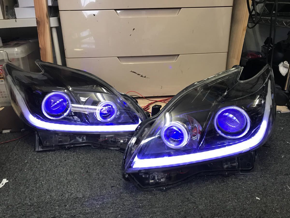 30プリウス後期HIDヘッドライトダブルプロジェクターブルーアイ 30プリウス後期HIDヘッドライトダブルプロジェクターブルーアイ