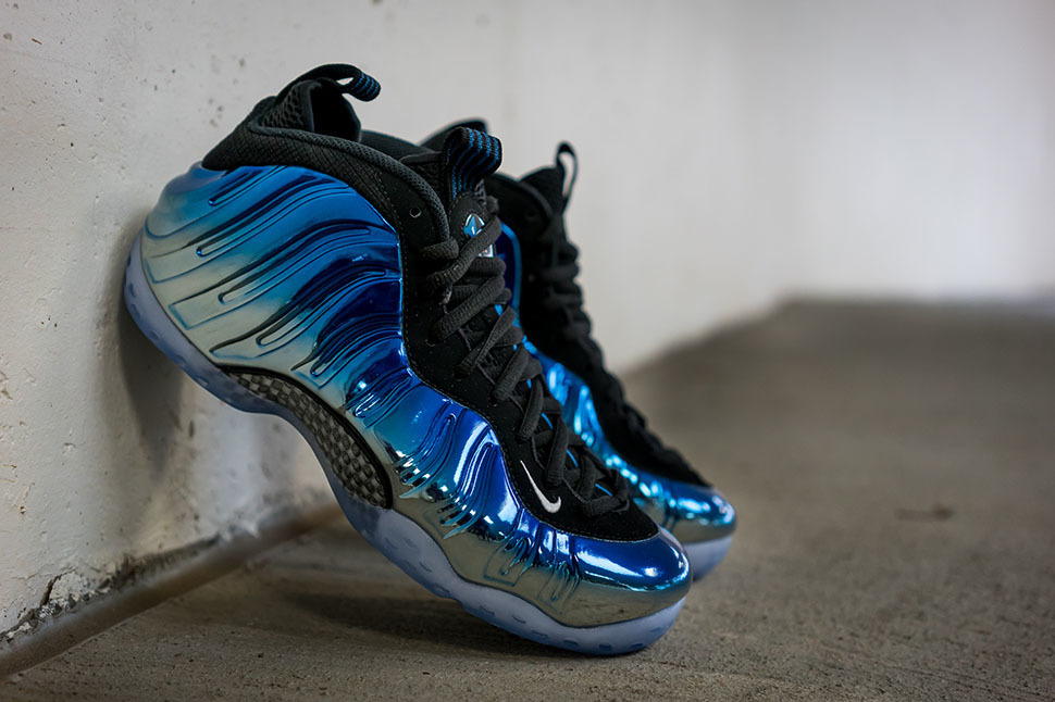 完全DEAD 国内正規 NIKE AIR FOAMPOSITE ONE BLUE MIRROR 29 OG ナイキ エアフォームポジット ワン supreme ギャルソン ブルーミラー_画像2