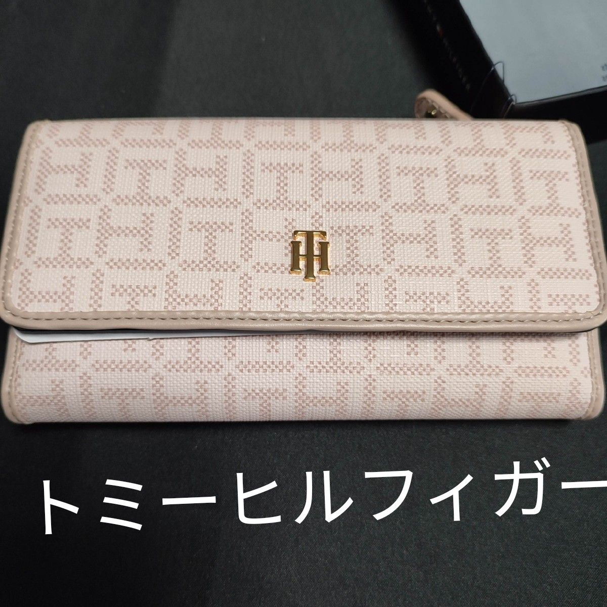 トミーヒルフィガー レディース用長財布 XW04741-970 トミーヒルフィガー 長財布 ウォレット 総柄 三つ折り