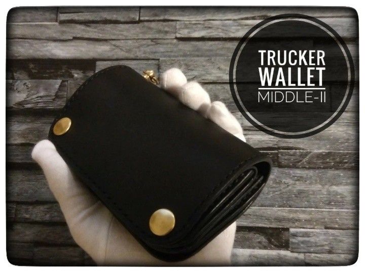 お札を折らず収納 トラッカーウォレット ショート サドルレザー お札を折らず収納 トラッカーウォレット ショート サドルレザー