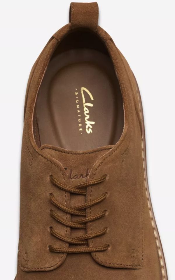  бесплатная доставка CLARKS 27cm бизнес Brown гонки выше замша спортивные туфли кожа бизнес Loafer тренировка ботинки XXX296