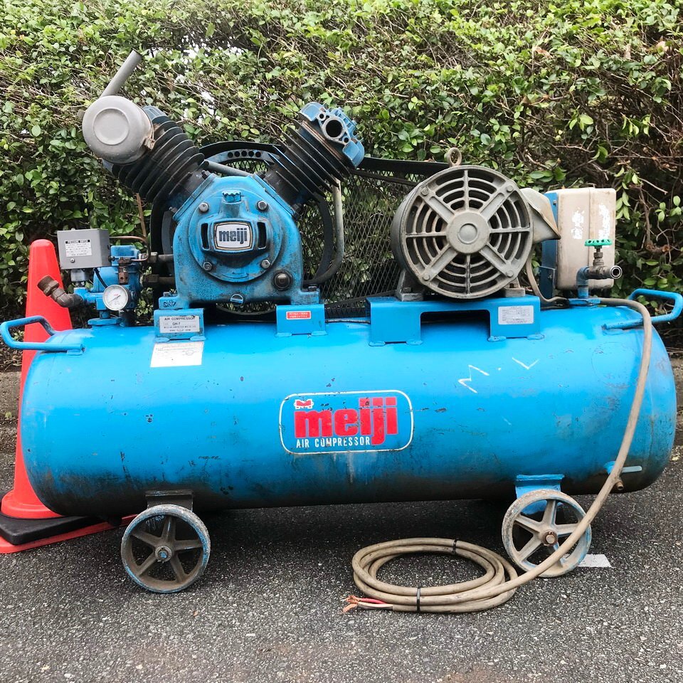 取清g062 明治 【5.5kw/7.3馬力/1055rpm】 レシプロエアー 取清g062 明治 【5.5kw/7.3馬力/1055rpm】 レシプロエアー