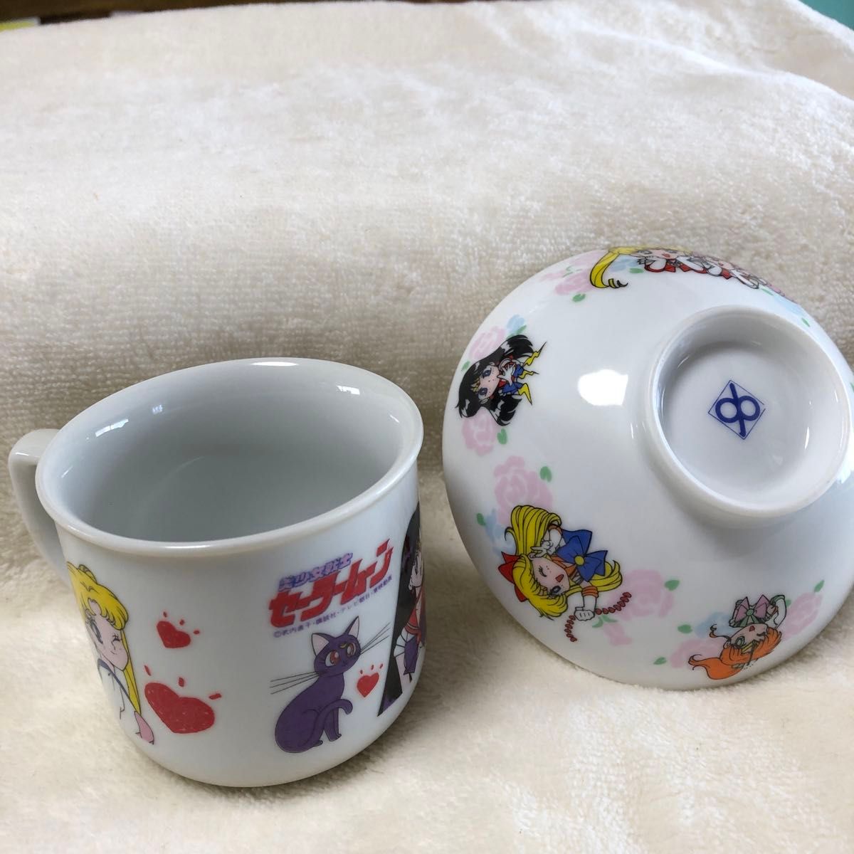 初代セーラームーンマグカップ セーラームーンSお茶碗 希少品 初代セーラームーンマグカップ セーラームーンSお茶碗 希少品