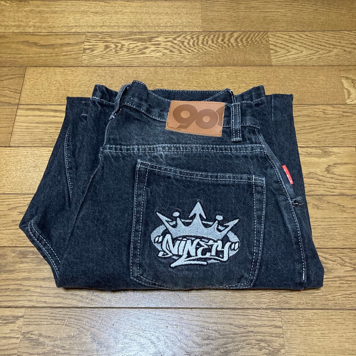 9090 King Logo Buggy Denim Pants|Yahoo!フリマ(旧PayPayフリマ) 9090 King Logo Buggy Denim Pants|Yahoo!フリマ(旧PayPayフリマ)