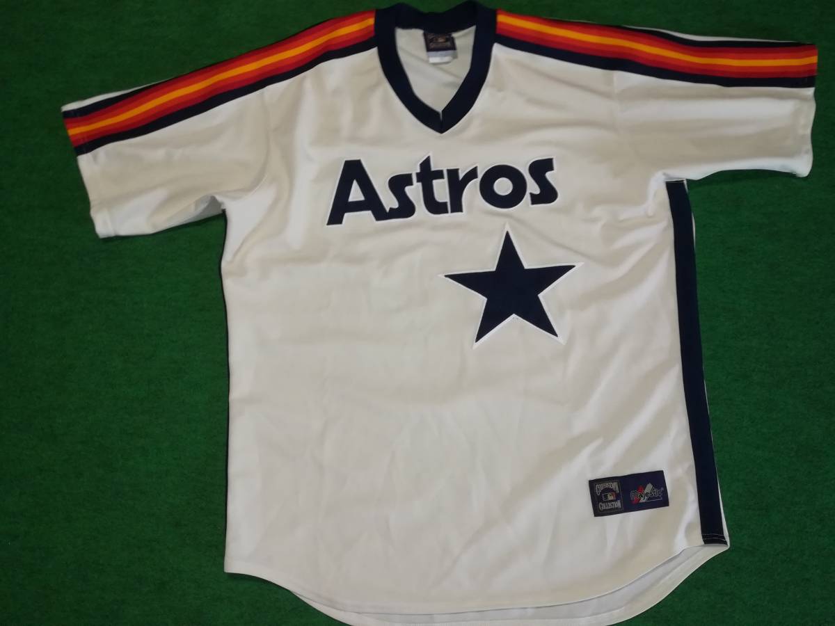 Majestic/84-88 アストロズ ユニフォーム USA製/XL ノーラン・ライアン MLB
