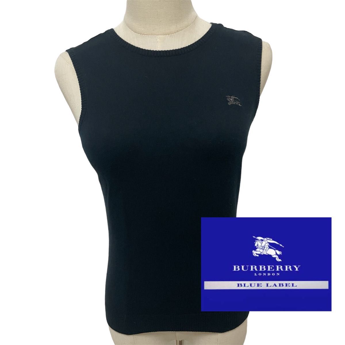 BURBERRY BLUE LABEL ベスト Burberry Blue label KNITベスト