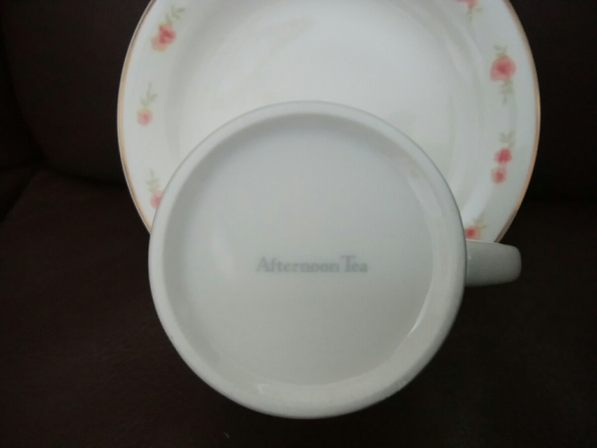 即決◆Afternoon Tea アフタヌーンティ マグカップ＆プレー バラ 花柄◆2012年限定_画像6