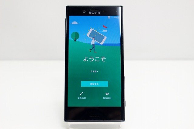 1 jpy start docomo SONY Xperia X Compact SO-02J SIM lock released .SIM free Android smart phone remainder . none 32GB black 