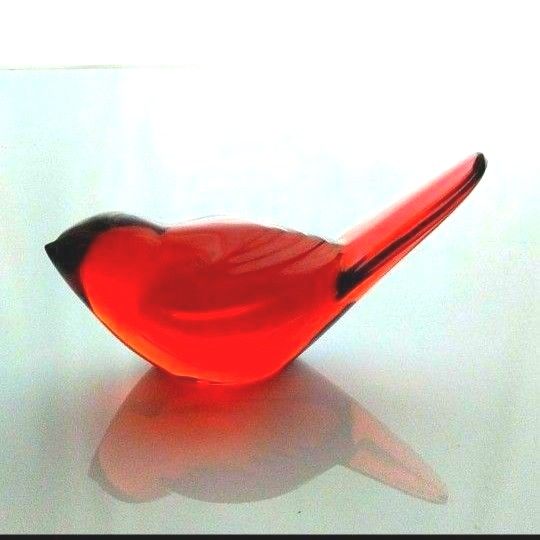 新品】バカラ 鳥 バード 赤 置物 フィギュリン 動物 レッド 新品】バカラ 鳥 バード 赤 置物 フィギュリン 動物 レッド