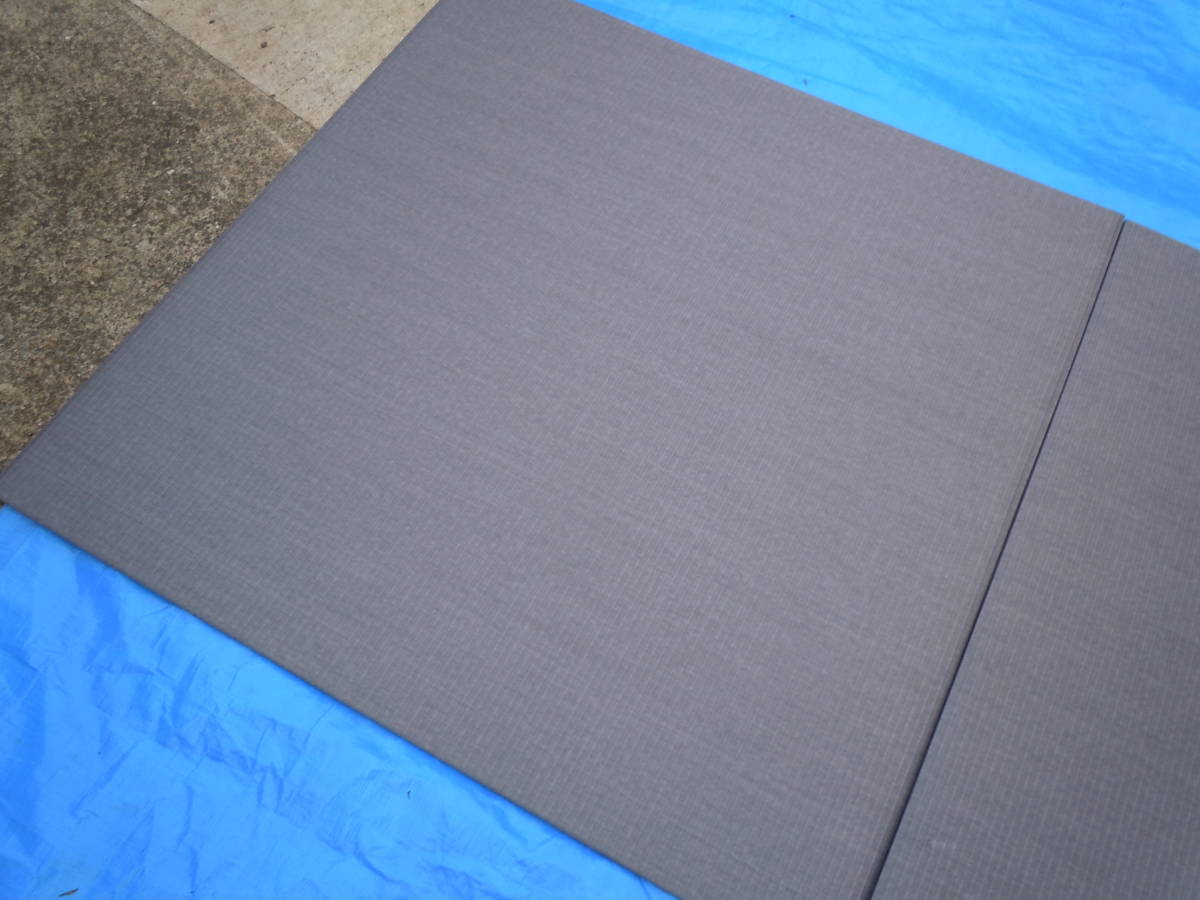 中古　パナソニック　畳が丘部材　框タイプ用畳　薄畳(カラー畳)　3尺タイプ用　2枚　ブルーバイオレット_画像6