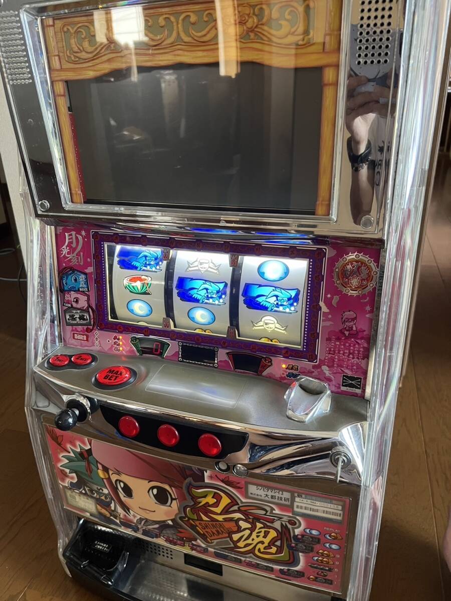 ☆パチスロ実機 初代 忍魂 楓パネル☆ Yahoo!オークション - 忍魂(初代 楓パネル) ジャンク 引取限定