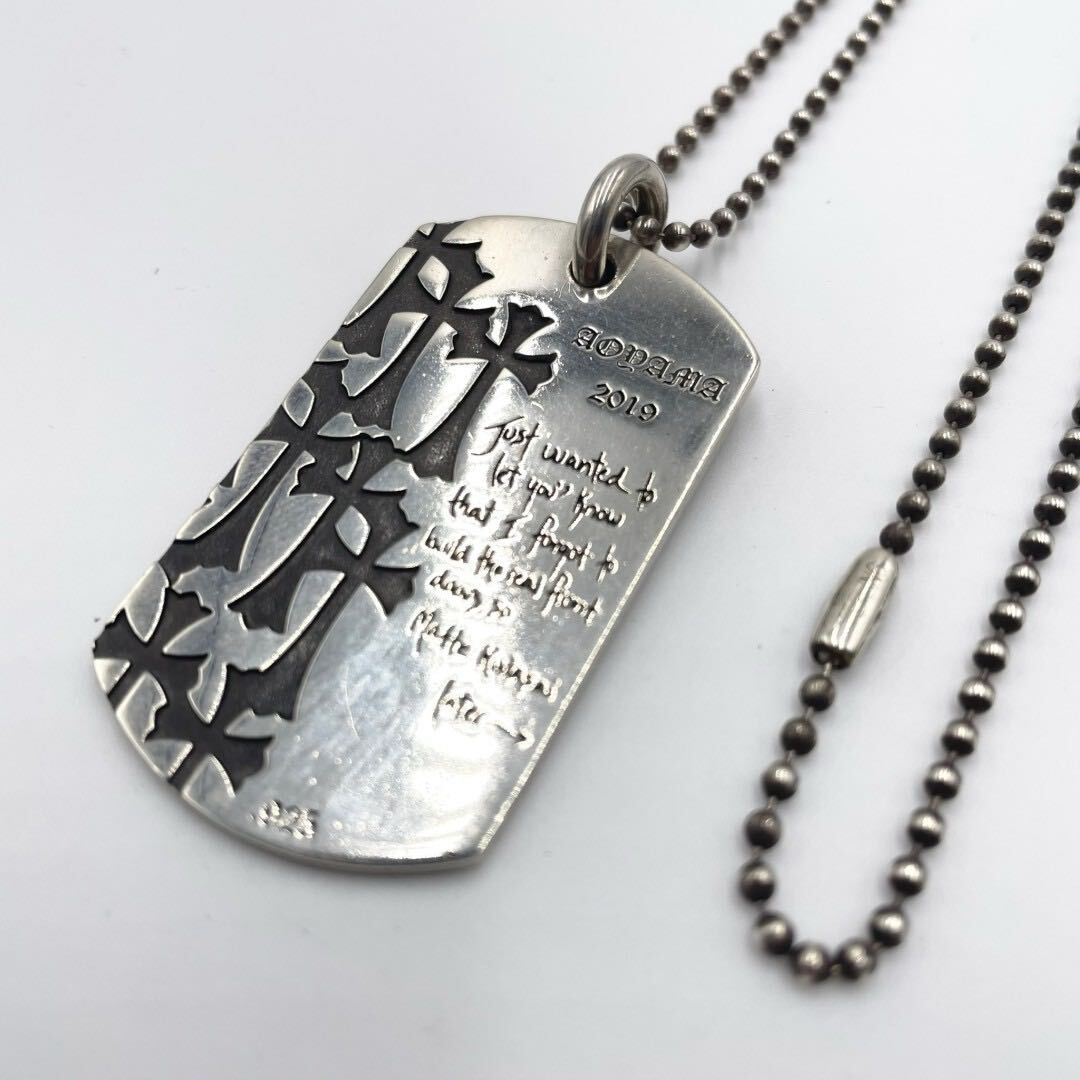 CHROME HEARTS【希少 美品】青山20周年記念 ラージ ドッグタグ CHROME HEARTS【希少 美品】青山20周年記念 ラージ ドッグタグ