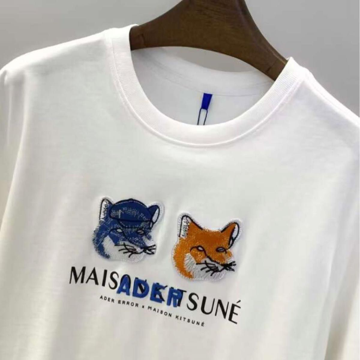 ADER ERROR MAISON KITSUNE アーダーエラー メゾンキツネt-shirt ADER ERROR MAISON KITSUNE アーダーエラー メゾンキツネt-shirt
