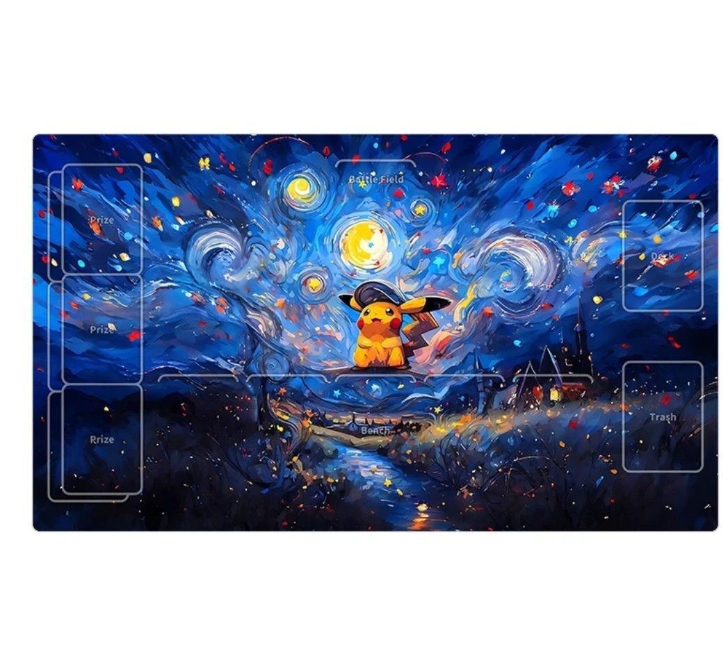 新品未使用 ポケモンカード プレイマット ピカチュウ 星月夜 新品未使用 ポケモンカード プレイマット ピカチュウ 星月夜