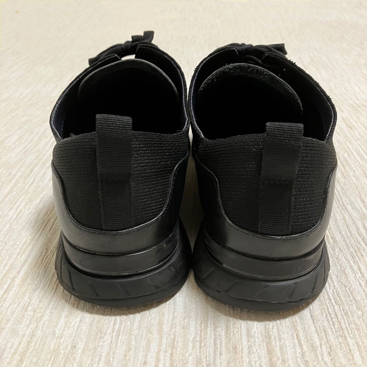 pedala ペダラ スニーカー 黒 メンズ 25cm メッシュ×レザー 3E pedala ペダラ スニーカー 黒 メンズ 25cm メッシュ×レザー 3E