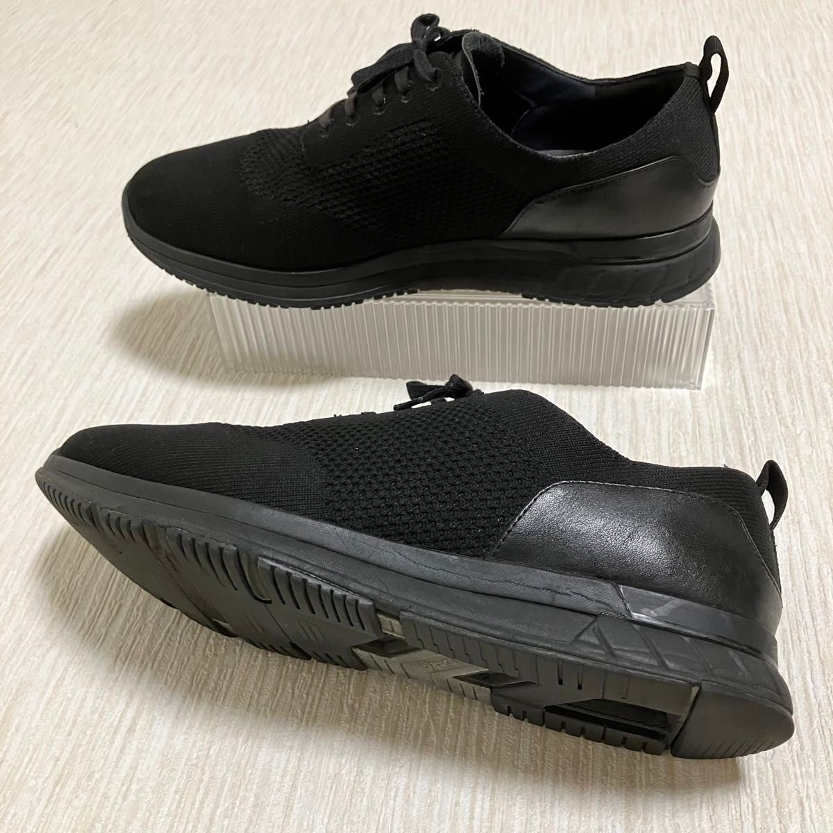 pedala ペダラ スニーカー 黒 メンズ 25cm メッシュ×レザー 3E pedala ペダラ スニーカー 黒 メンズ 25cm メッシュ×レザー 3E