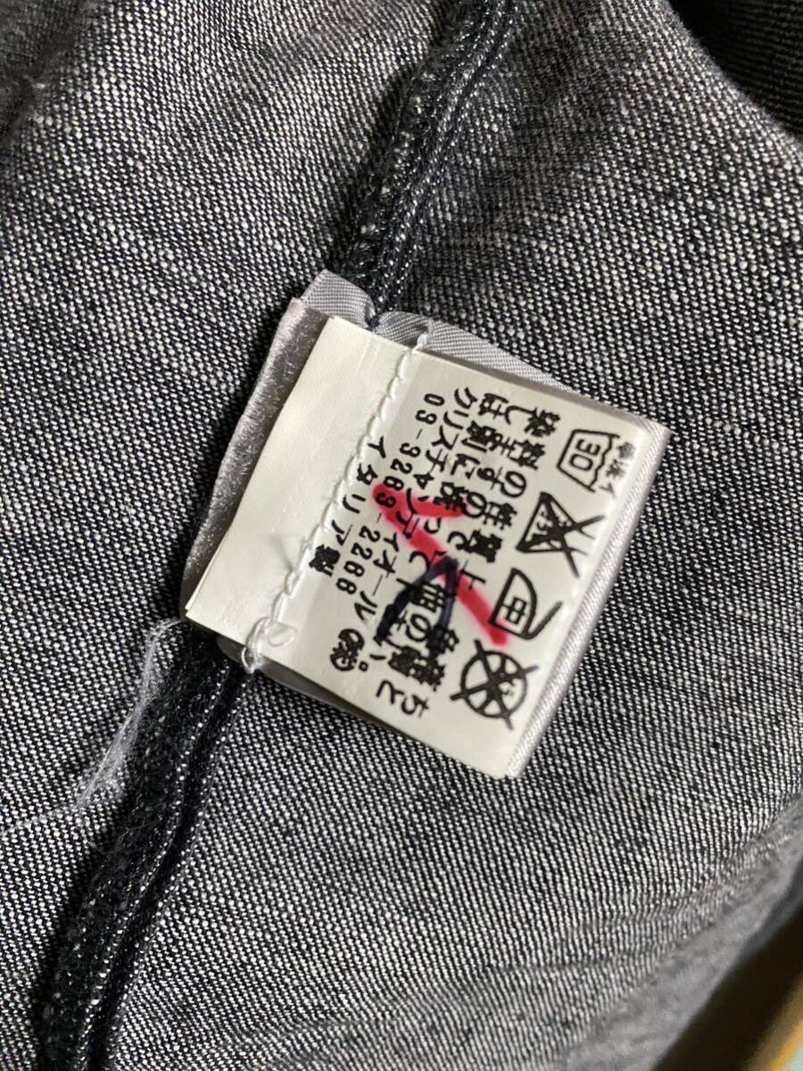04ss dior homme strip デニムウエスタンシャツ L 40 denim 04ss dior homme strip デニムウエスタンシャツ L 40 denim