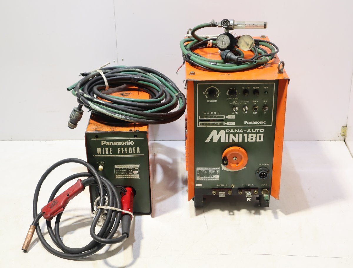 西P Panasonic Pana-Auto Mini180 YD-180R-2/ワイヤ送給装置 YM 西P Panasonic Pana-Auto Mini180 YD-180R-2/ワイヤ送給装置 YM