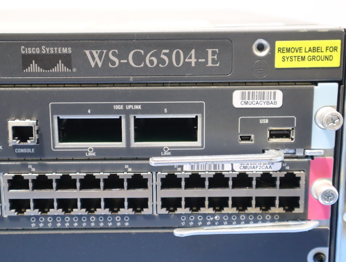 160*CISCO Cisco WS-C6504-E переключатель *3N-536