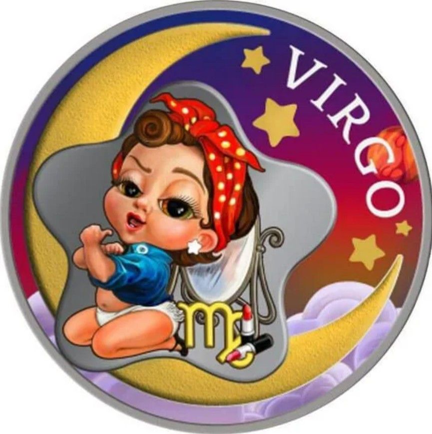 2023年ガーナ　VIRGO　乙女座　純銀　プルーフ銀貨　限定1000枚 2023年ガーナ VIRGO 乙女座 純銀 プルーフ銀貨 限定1000枚