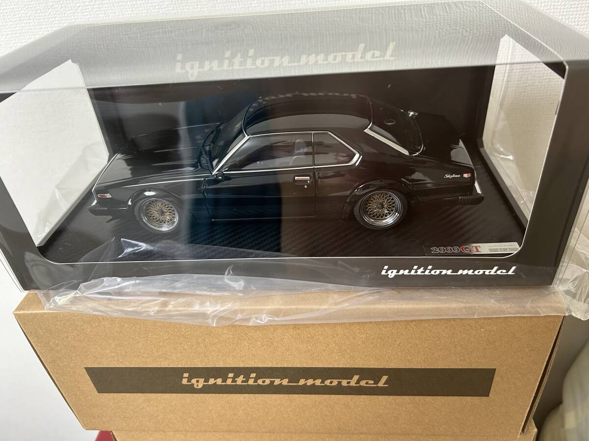 ☆IG3230☆1/18 Nissan Skyline 2000 GT-ES (C210) Black ☆IG3230☆1/18 Nissan Skyline 2000 GT-ES (C210) Black