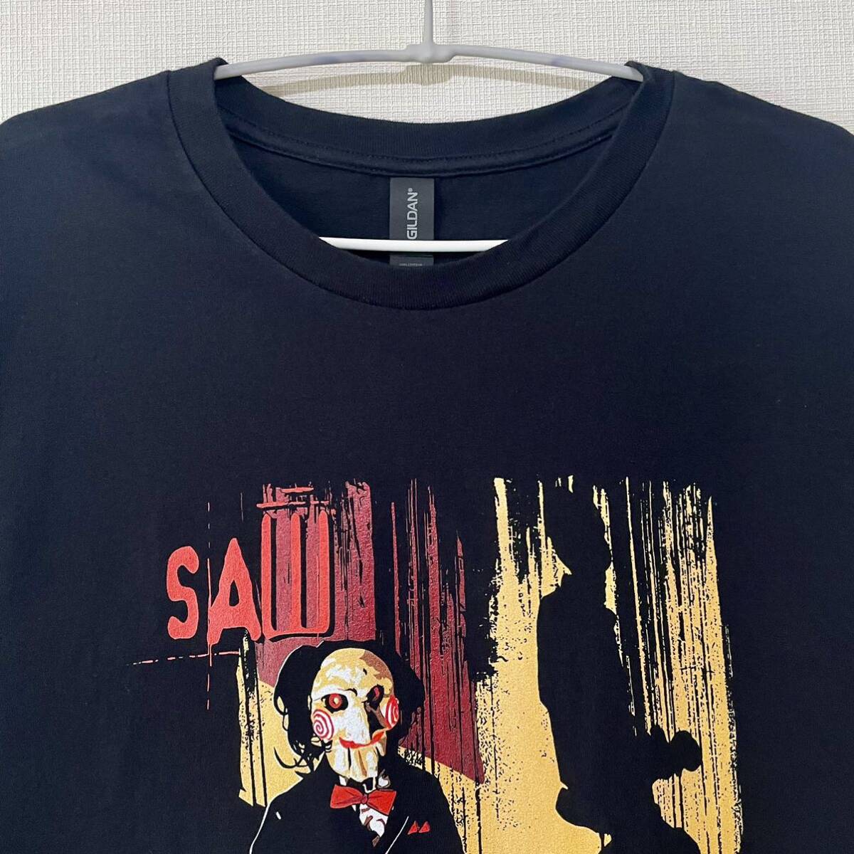 SAW Tシャツ XLサイズ ソウ 映画Tシャツ アメカジ ホラー SAW Tシャツ XLサイズ ソウ 映画Tシャツ アメカジ ホラー