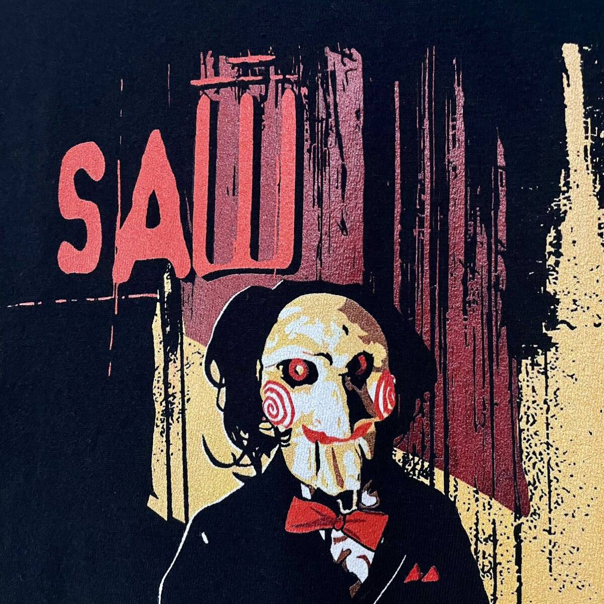 SAW Tシャツ XLサイズ ソウ 映画Tシャツ アメカジ ホラー SAW Tシャツ XLサイズ ソウ 映画Tシャツ アメカジ ホラー