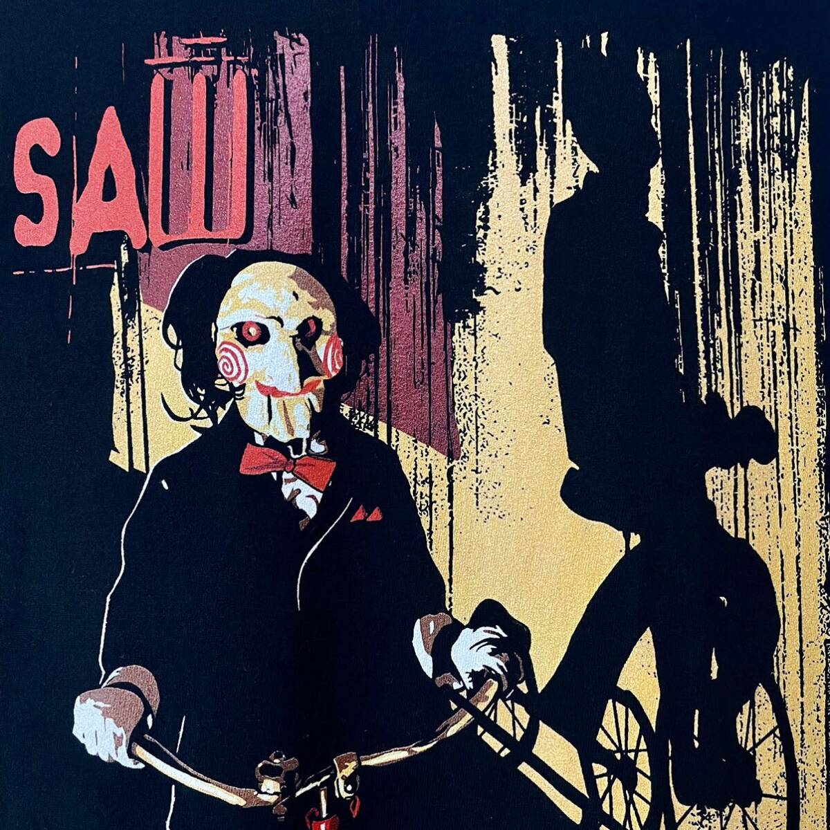 SAW Tシャツ XLサイズ ソウ 映画Tシャツ アメカジ ホラー SAW Tシャツ XLサイズ ソウ 映画Tシャツ アメカジ ホラー