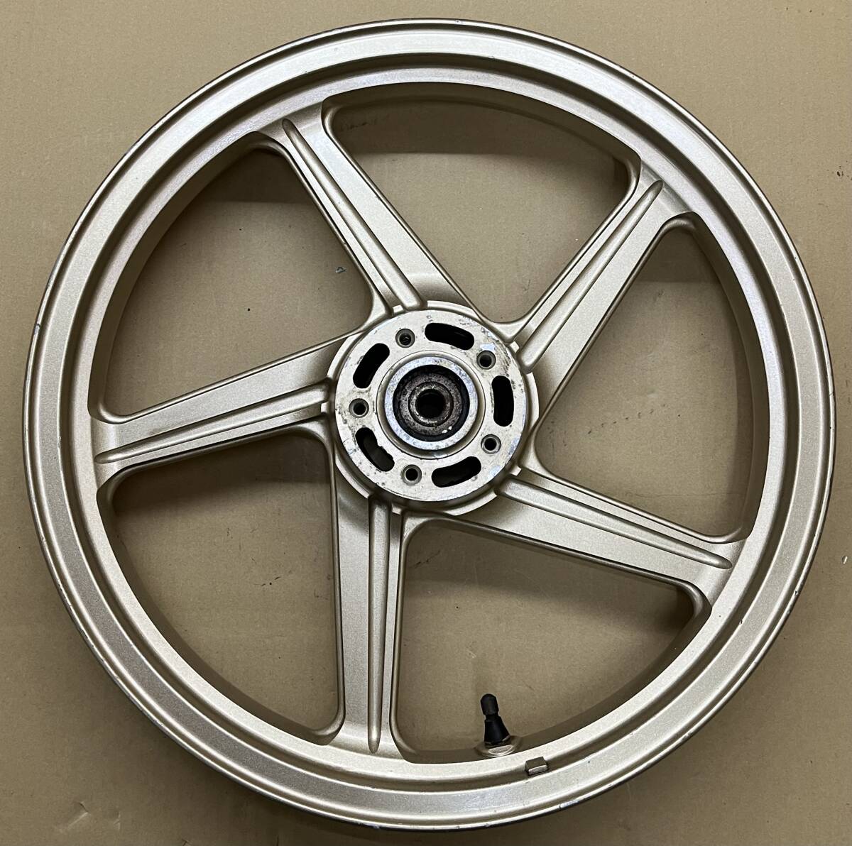 ◎わりと美品★特選中古●KAWASAKI 純正★ゼファー400★ノーマル/リア/フロント/ホイール/前后/セット●ゴールド 金●R-1254 F-1253 16B514