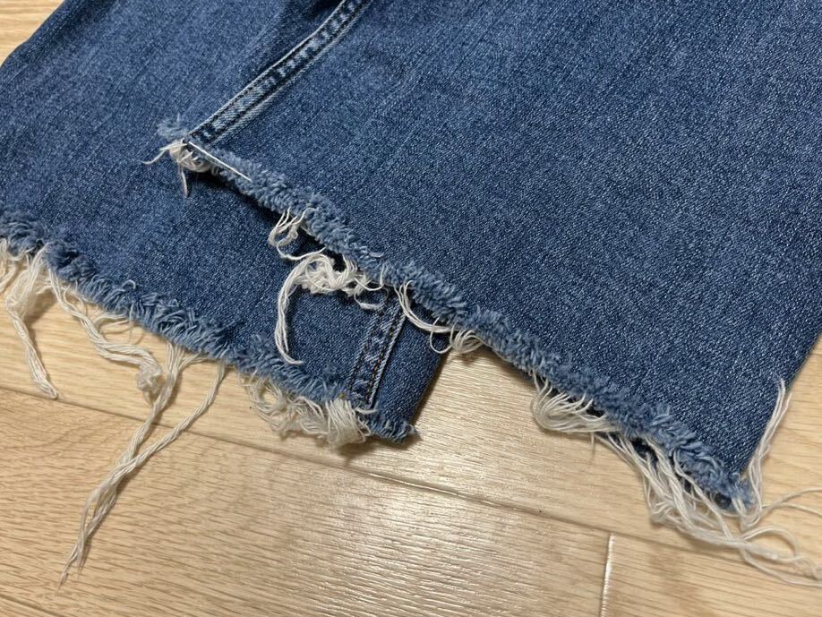 ZARA ザラ|マリンストレートデニムパンツ ブルー EUR34 USA02 ZARA ザラ|マリンストレートデニムパンツ ブルー EUR34 USA02