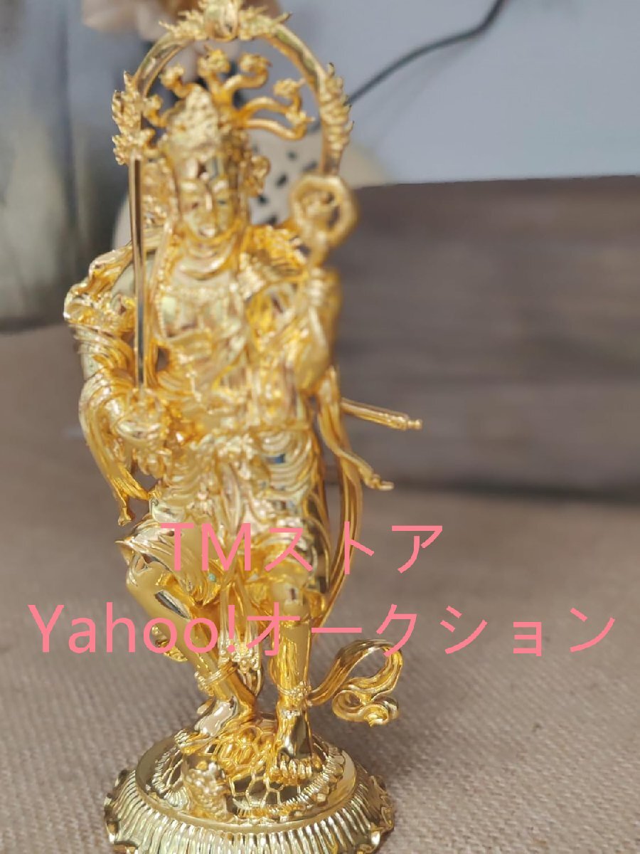 仏像 水天 立像 真鍮 総高16cm 銅製 仏像 水天 立像 真鍮 総高16cm 銅製