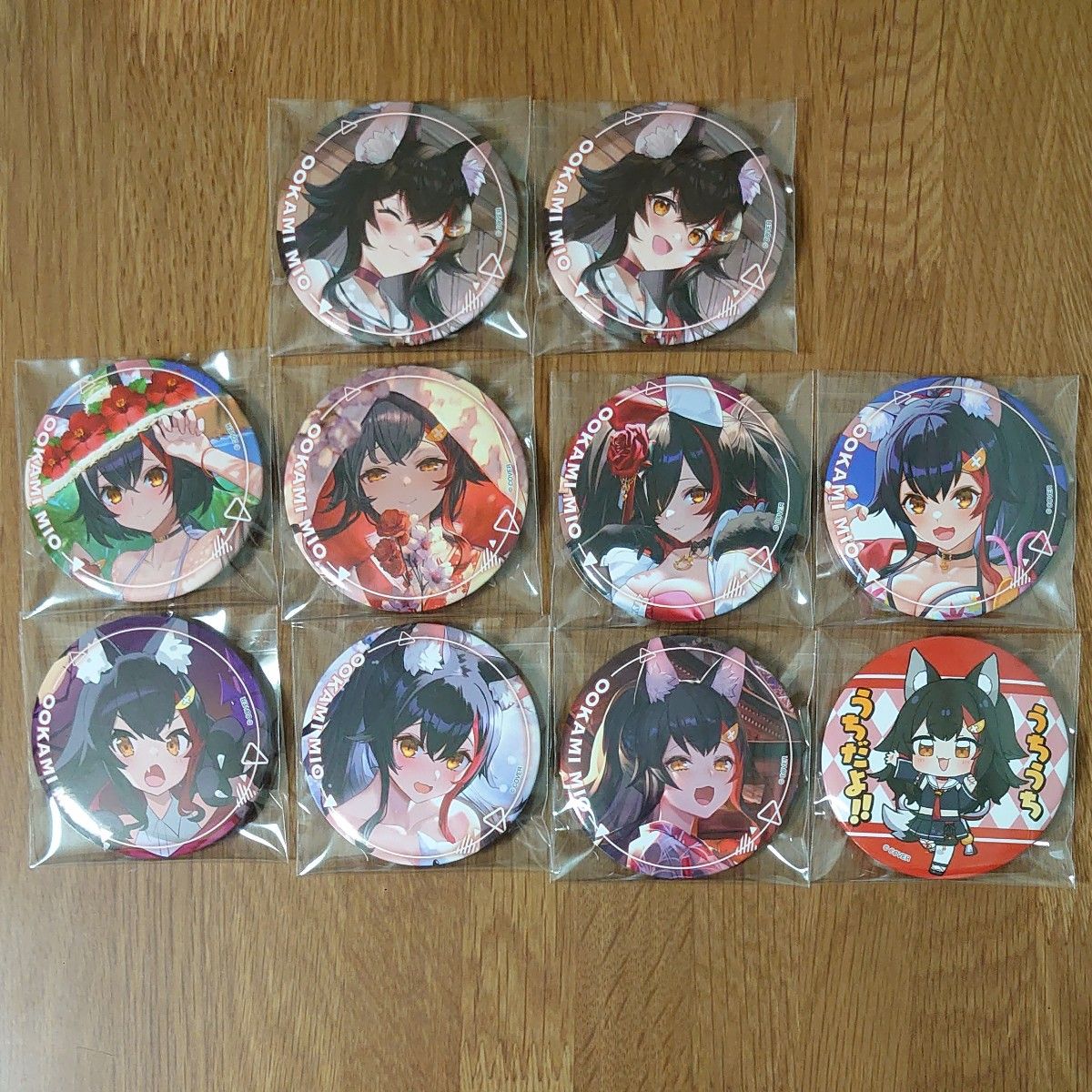 Art Selection- 大神ミオ オンリー缶バッジ 全10種 ホロライブ Art Selection- 大神ミオ オンリー缶バッジ 全10種 ホロライブ