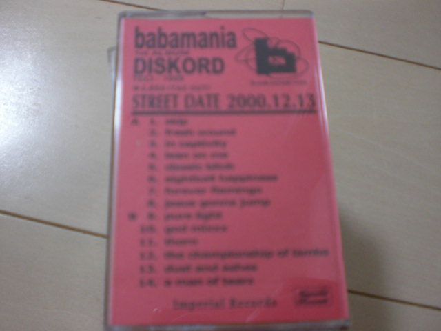 babamania（ババメイニア）/DISKORD 非売品カセット　レア_画像1