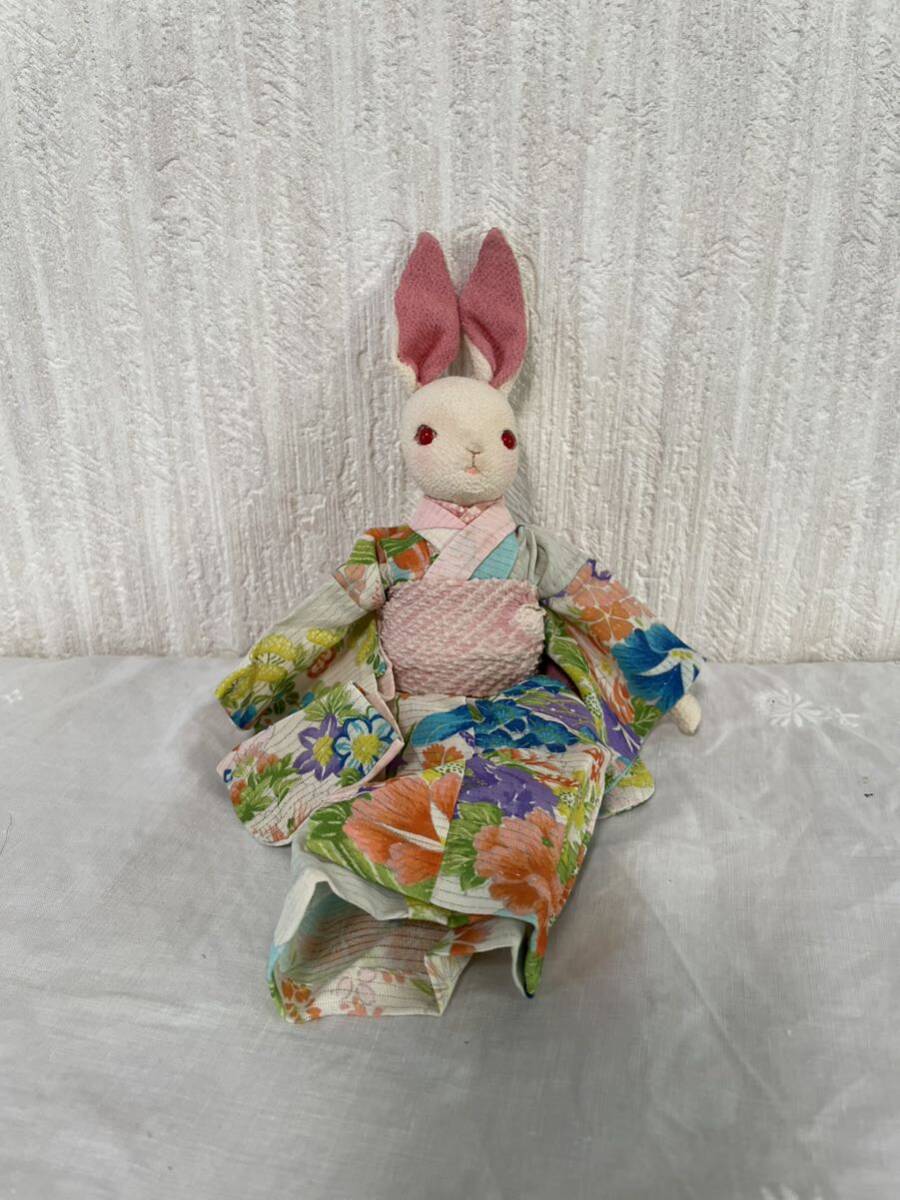 5100円 創作人形71 うさぎ ハンドメイド アンティーク着物 日本 5100円 創作人形71 うさぎ ハンドメイド アンティーク着物 日本