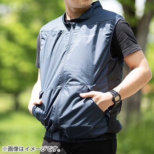 新品未使用★ダンロップ⭐︎ファン付きベスト★空調ベスト⭐︎M★紺⭐︎ジャパネット ジャパネットオリジナルダンロップモデルファン付きベストL