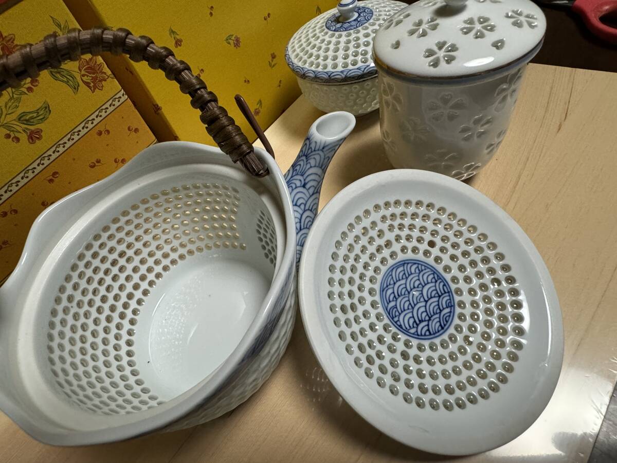 波佐見焼 急須 蓋付湯呑 セット 青海波 丹心 急須 湯呑みセット 波佐見焼 急須 蓋付湯呑 セット 青海波 丹心 急須 湯呑みセット