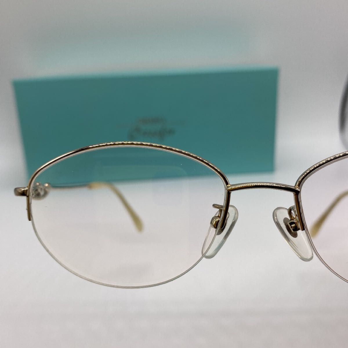 SEIKO LIOND'OR K18WG クロスフォーダイア入りメガネフレームSL SEIKO LIOND'OR K18WG クロスフォーダイア入りメガネフレームSL