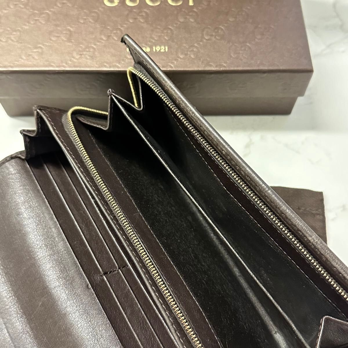 新品同様 グッチ GUCCI 財布 長財布 GGキャンバス 新品同様 グッチ GUCCI 財布 長財布 GGキャンバス