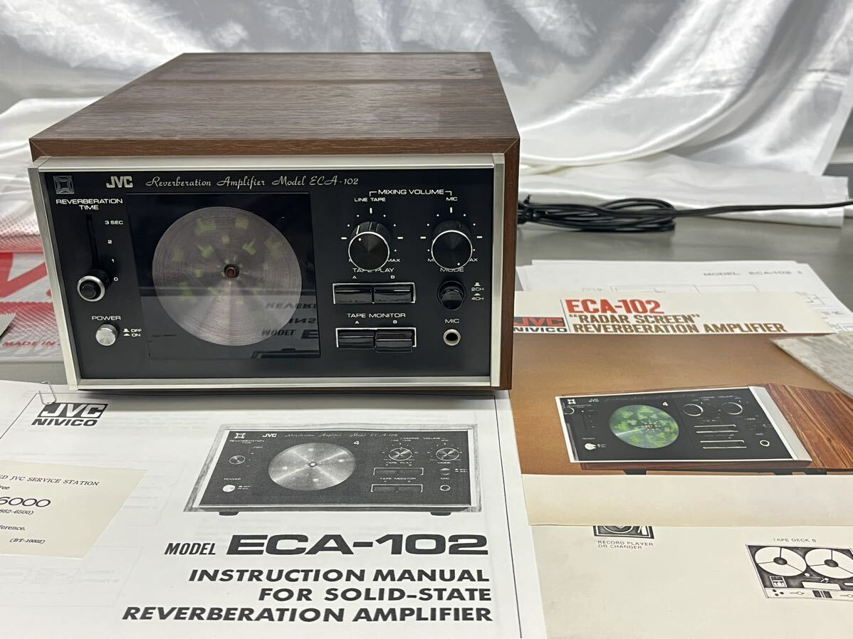 Yahoo!オークション - 美品 JVC ECA-102 リバーブアンプ 説明 Yahoo!オークション - 美品 JVC ECA-102 リバーブアンプ 説明