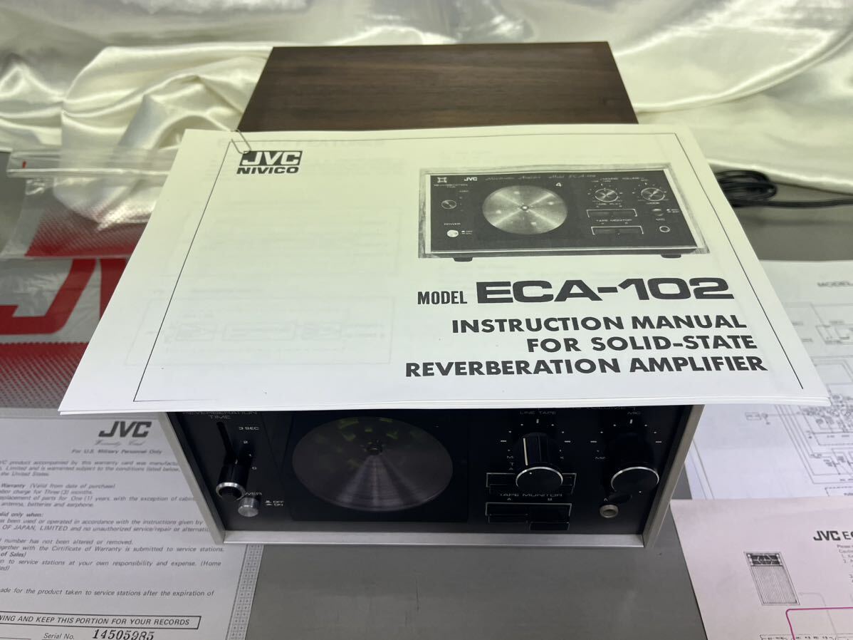 Yahoo!オークション - 美品 JVC ECA-102 リバーブアンプ 説明 Yahoo!オークション - 美品 JVC ECA-102 リバーブアンプ 説明