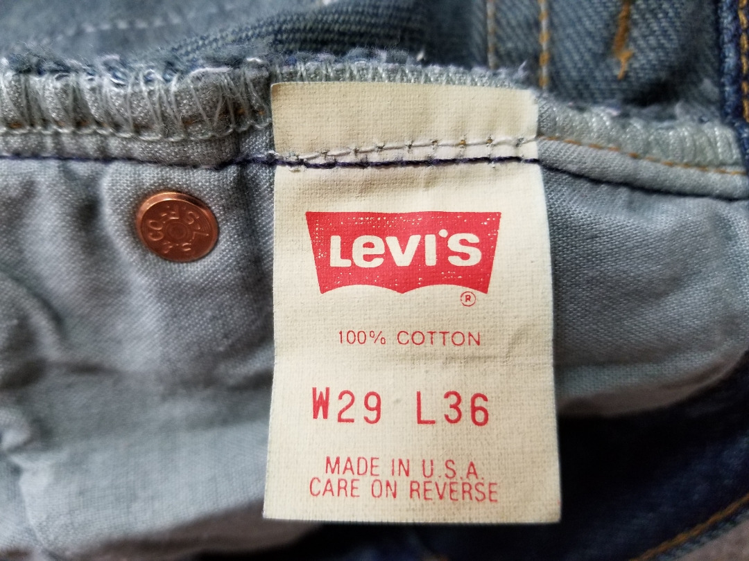 90s USA made levi\'s Levi's 501 w29 S baren sia555 color .. processing America made hige..// Vintage jeans 501xx