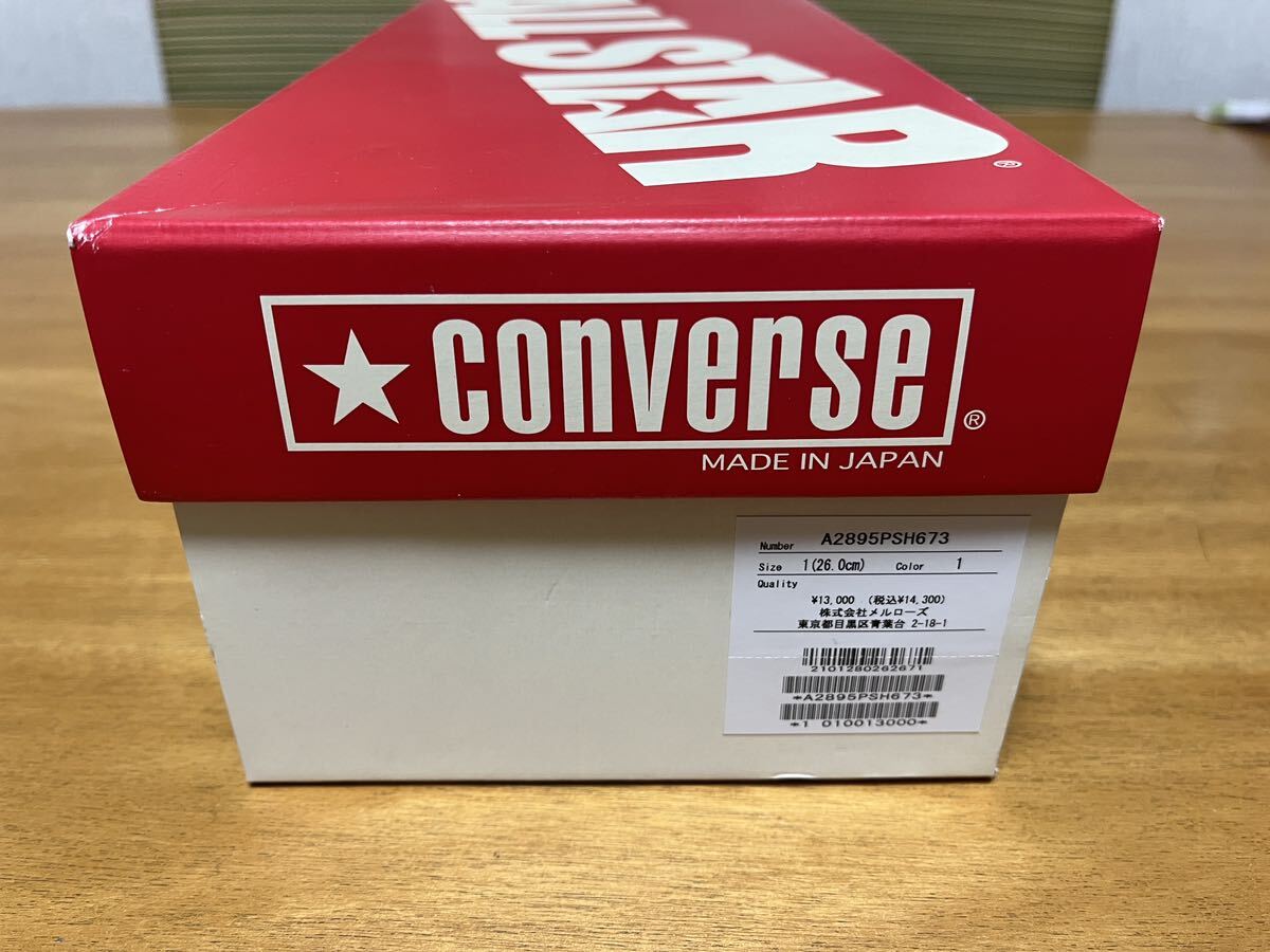 CONVERSE canvas sneakers unbleached cloth 26.USA7.5