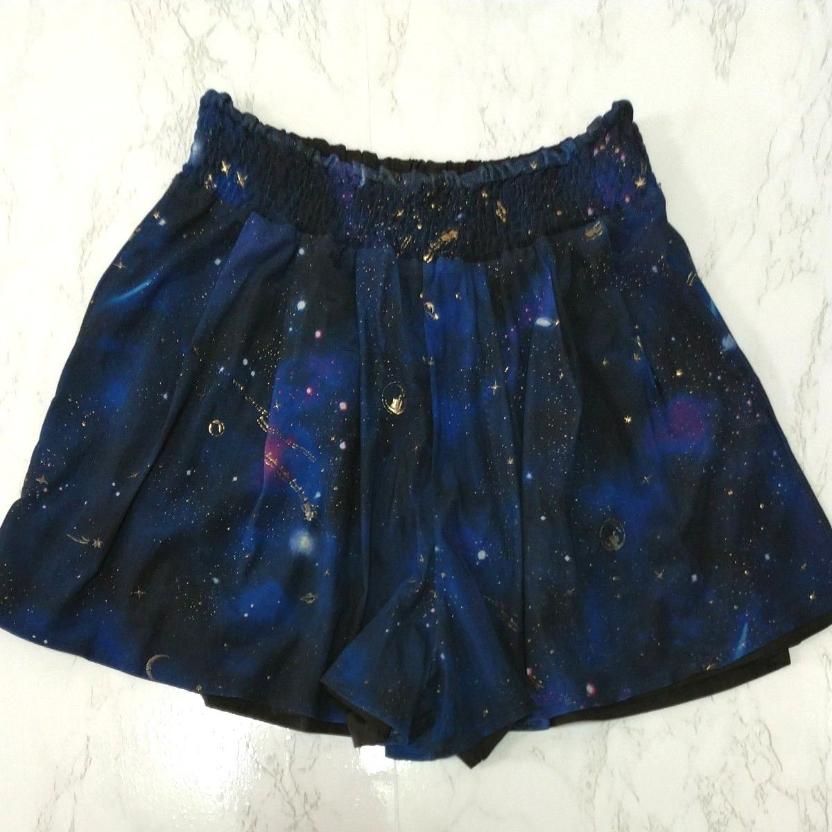 RIVET&SURGE チュール キュロット Lサイズ ネイビー 宇宙 銀河 RIVET&SURGE チュール キュロット Lサイズ ネイビー 宇宙 銀河