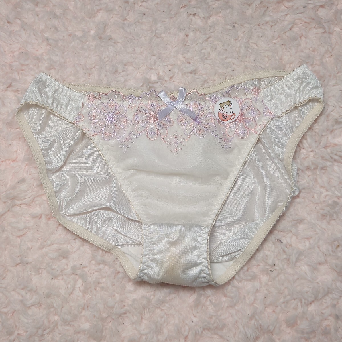 ロリ pantie No.42】◇JC/女子中学生〜 スクール/部活/普段使い ロリ可愛い妹系スタンダードパンティ S 白色系クロッチ*+JNK*/NCNR/安心匿名発送 ファッション