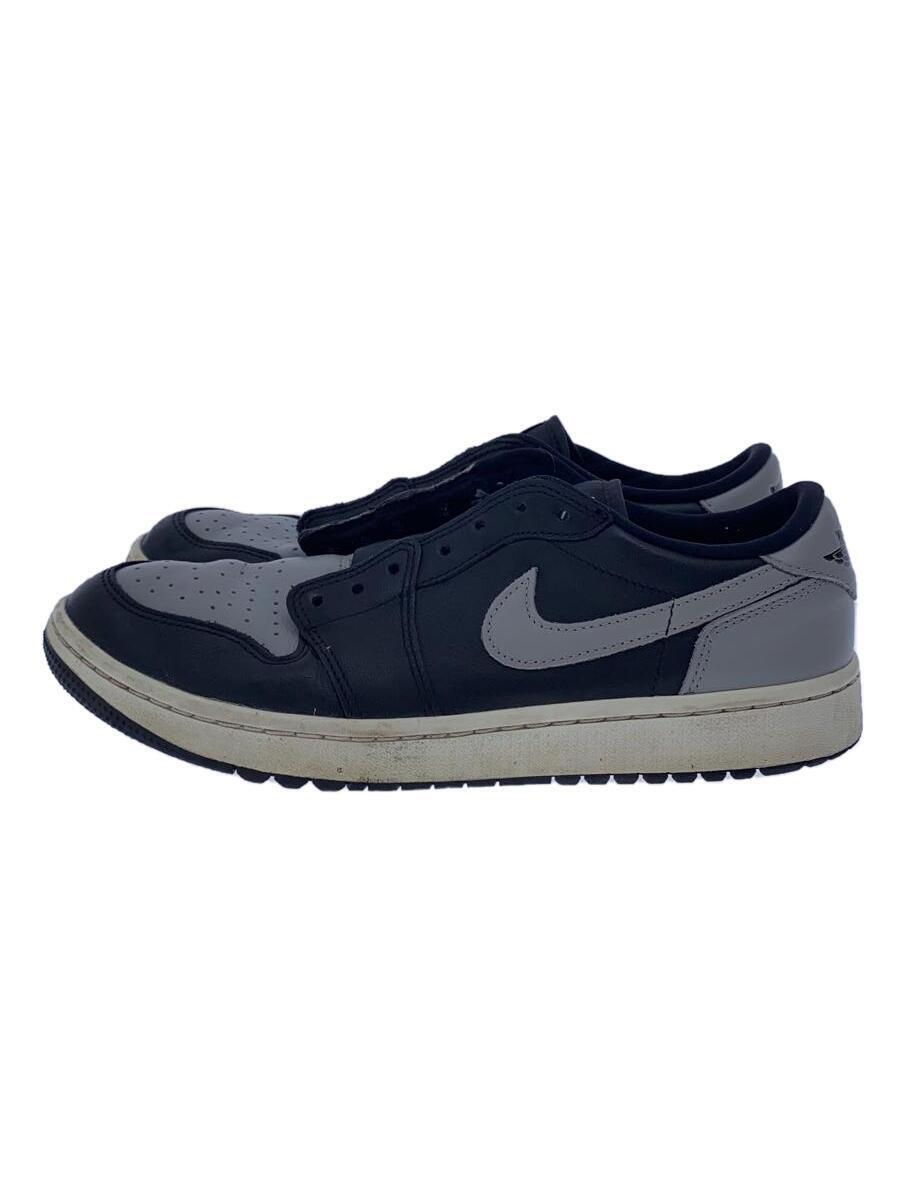 NIKE◆Air Jordan 1 Low Golf Shadow/ローカットスニーカー/US9.5/BLK