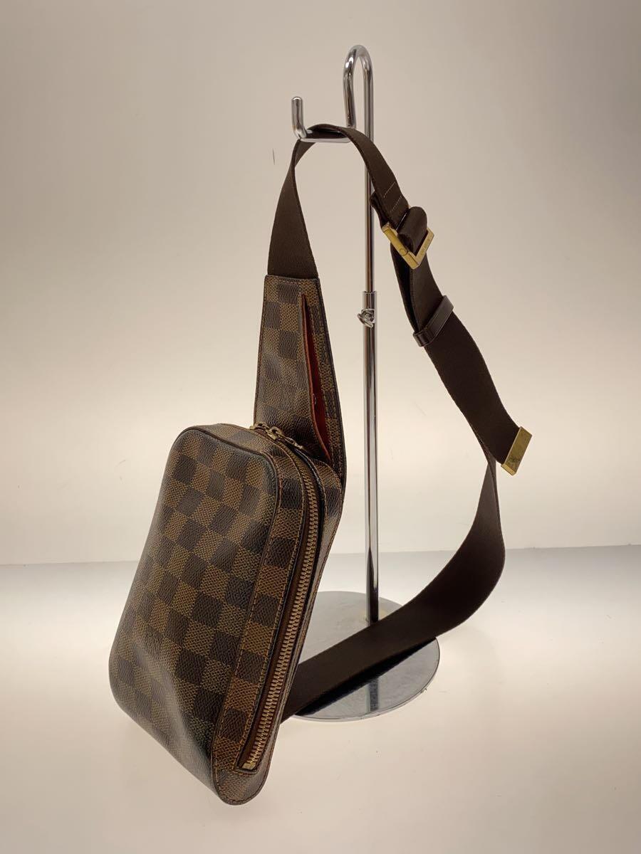 LOUIS VUITTON◇ジェロニモス_ダミエ・エベヌ_BRW/PVC/BRW LOUIS VUITTON◇ジェロニモス_ダミエ・エベヌ_BRW/PVC/BRW