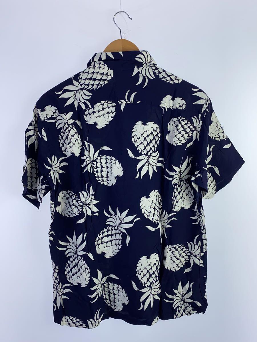 DUKE KAHANAMOKU* aloha shirt /M/ rayon /NVY//