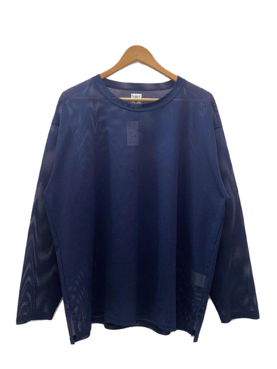 South2 West8(S2W8)◆23SS/S.S. CREW NECK SHIRT/KNIT MESH/S/ポリエステル/NVY/MR830//