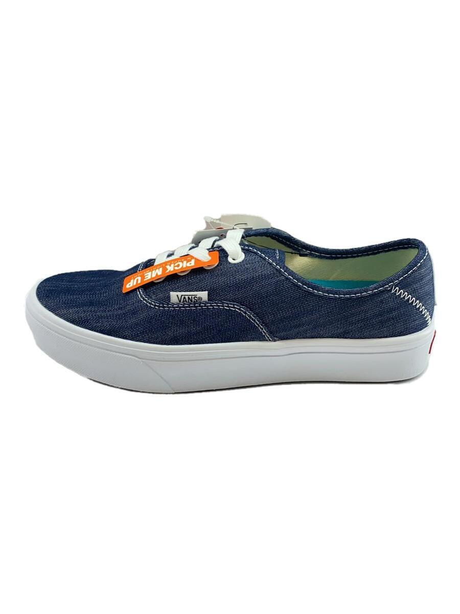 VANS*DENIM AUTHENTIC/ authentic / low cut sneakers /24.5cm/ indigo /